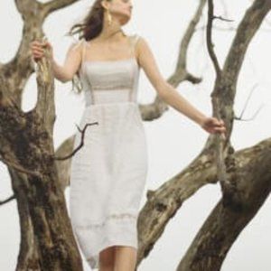 Reformation Wyoming Dress - White - 12